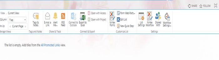 All Promoted Links View